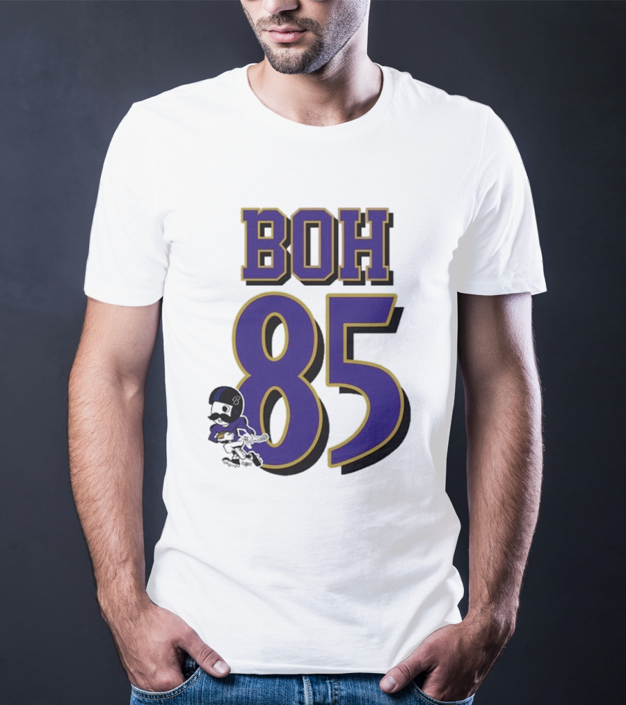 BOH 85 Game Day Football Player T-Shirt