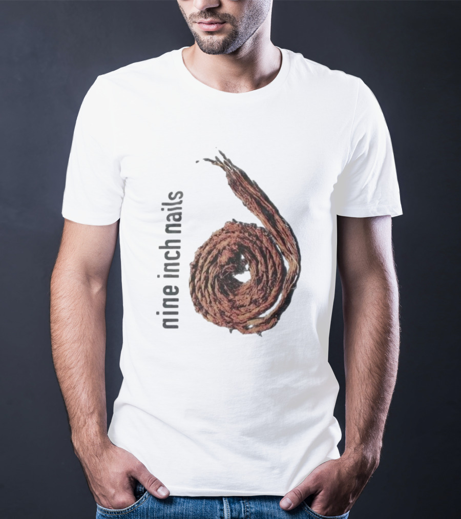 Nine Inch Nails Rope Coil Black T-Shirt