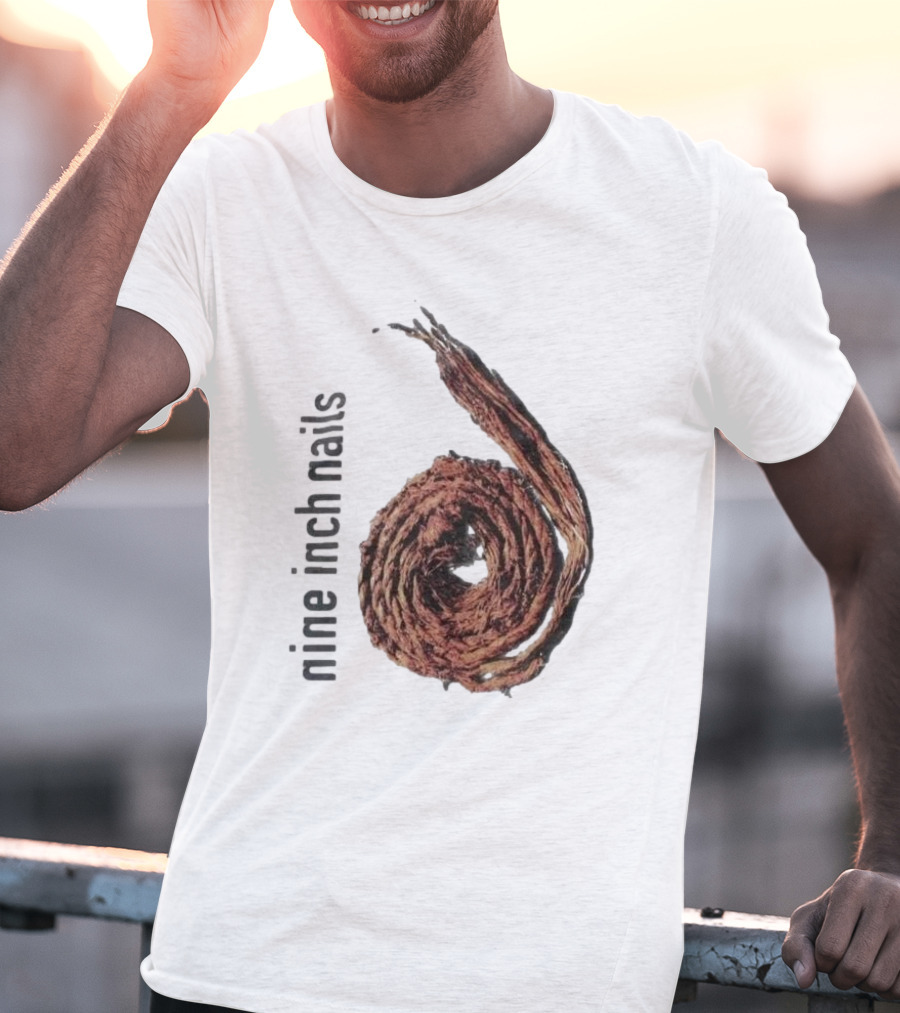 Nine Inch Nails Rope Coil Black T-Shirt