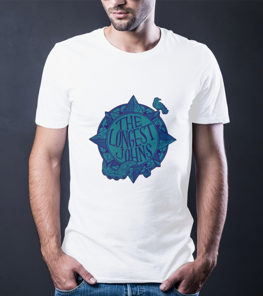 The Longest Johns Octopus Compass Jade T-Shirt
