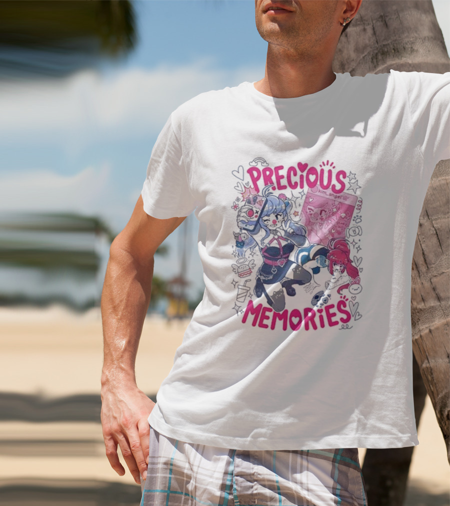 Precious Memories Kim_angel Anime Gaming Aesthetic T-Shirt