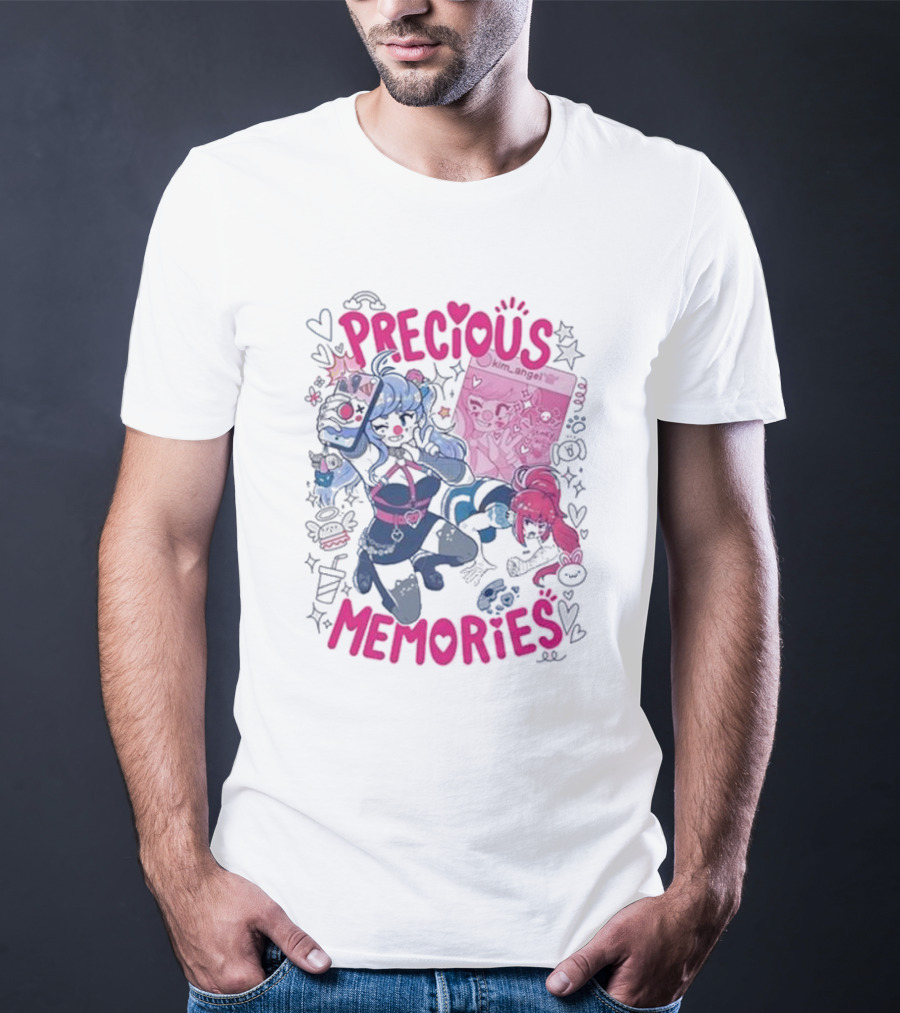 Precious Memories Kim_angel Anime Gaming Aesthetic T-Shirt