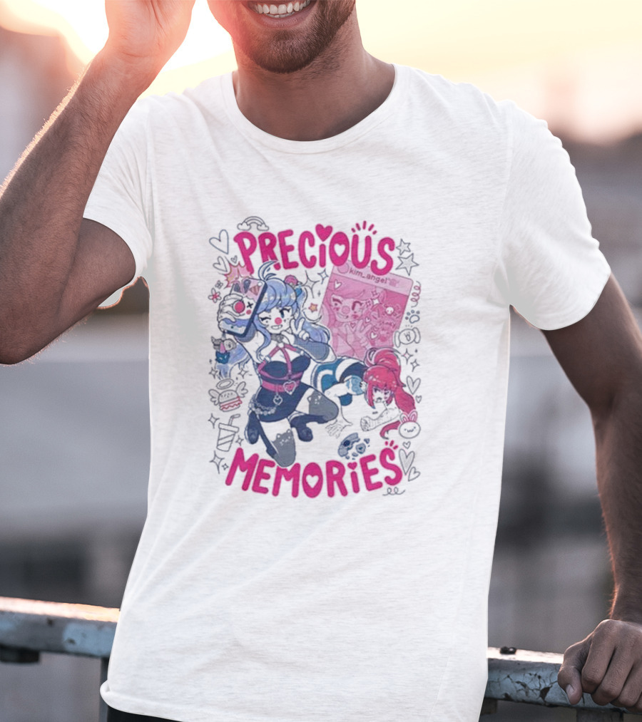 Precious Memories Kim_angel Anime Gaming Aesthetic T-Shirt