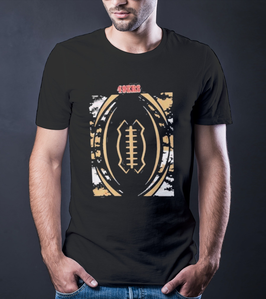 San Francisco 49ers 49ers Football Oval T-Shirt