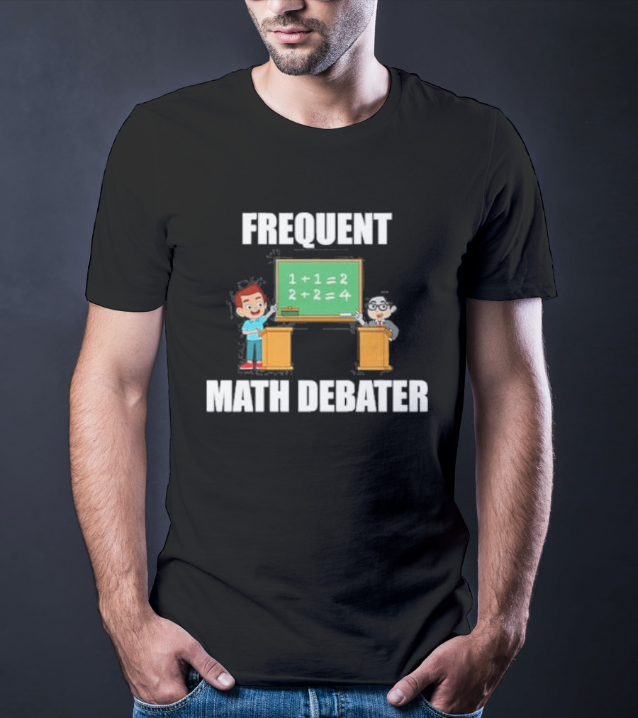 Frequent Math Debater Summerhays Bros Chalkboard Equation T-Shirt