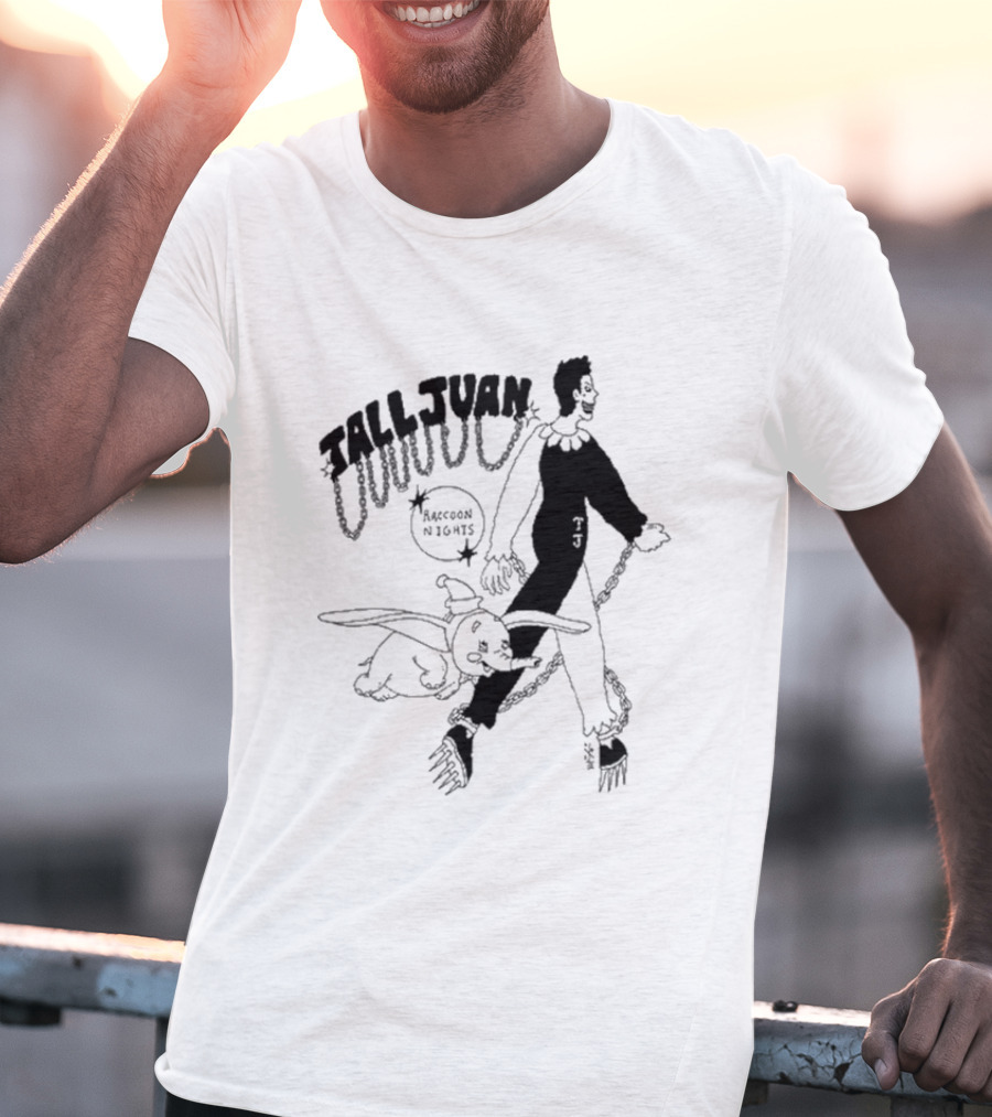 Tall Juan Raccoon Nights With Dumbo Character T-Shirt