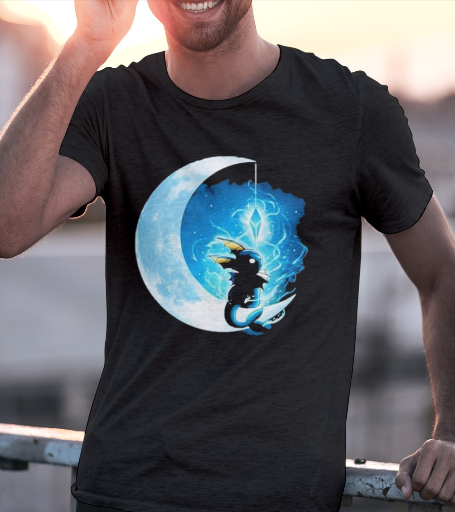 Water Stone Moon Dragon Vallina84 T-Shirt