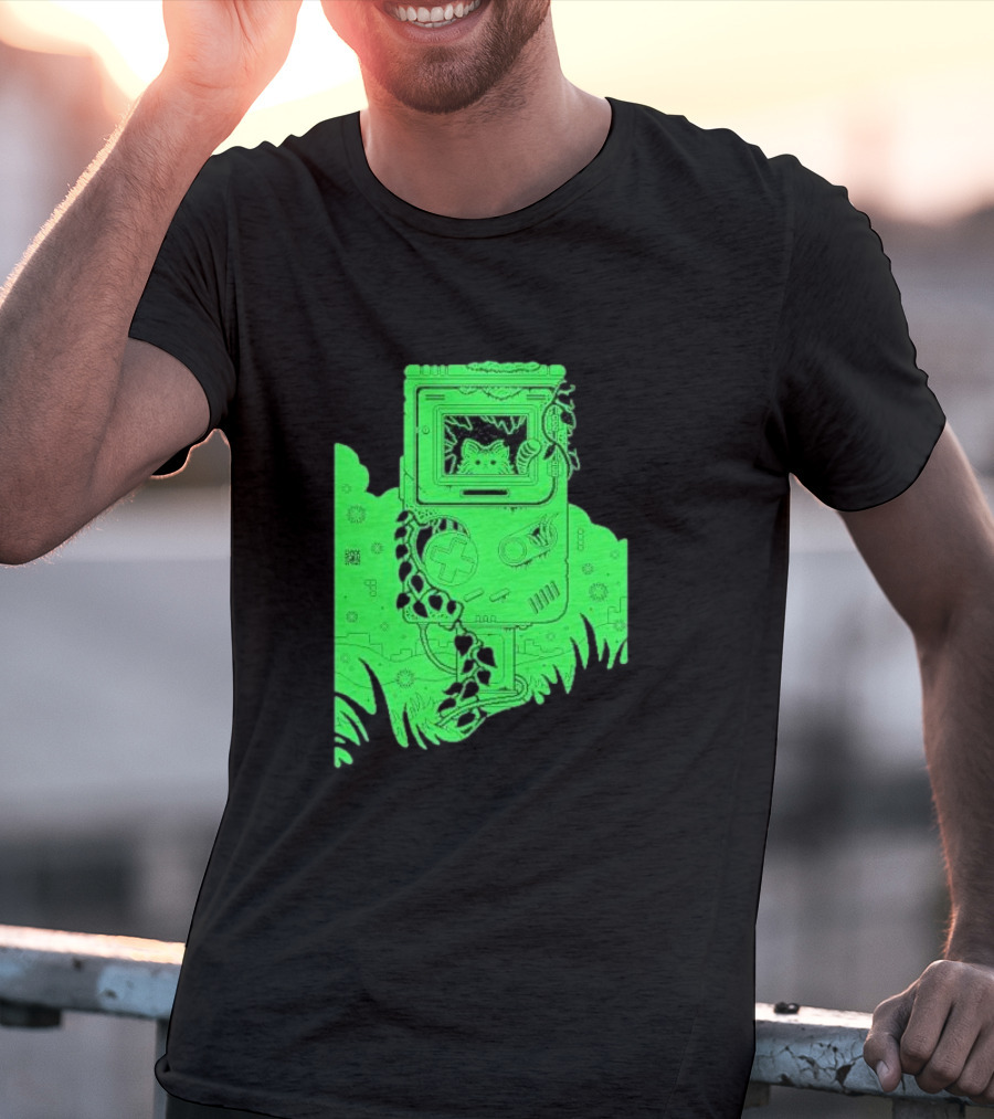 Abandoned Glow Retro Creature Drew Wise T-Shirt