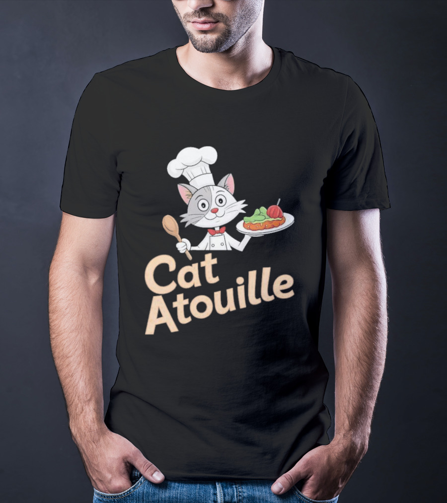 Cat Atouille Chef Cat With Ratatouille T-Shirt