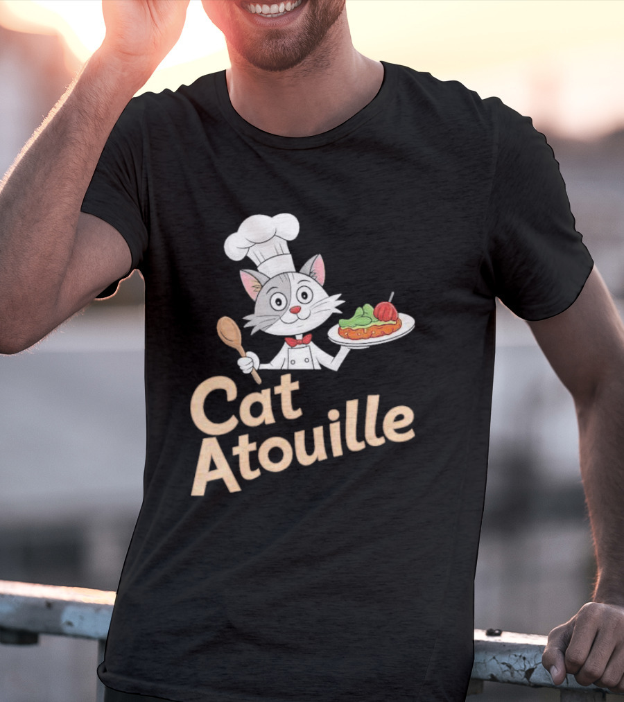 Cat Atouille Chef Cat With Ratatouille T-Shirt