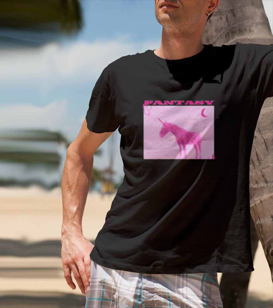 Fantasy Pink Unicorn Indigo De Souza T-Shirt