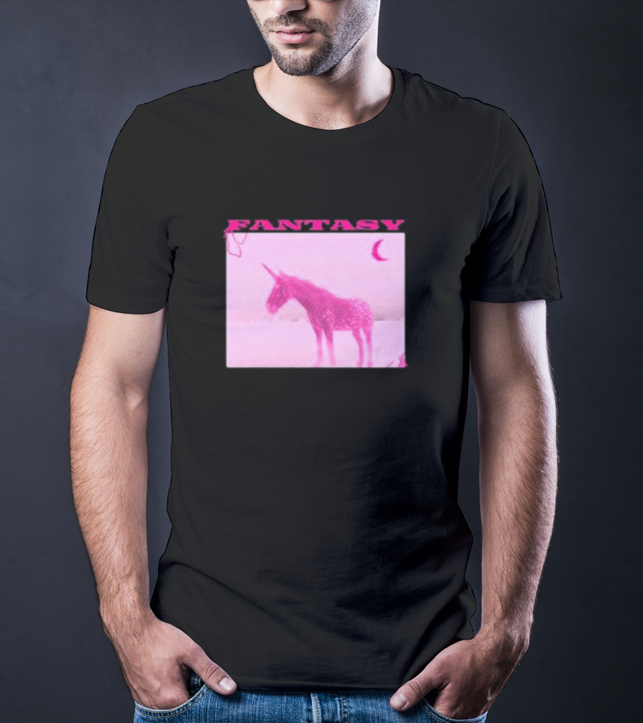 Fantasy Pink Unicorn Indigo De Souza T-Shirt
