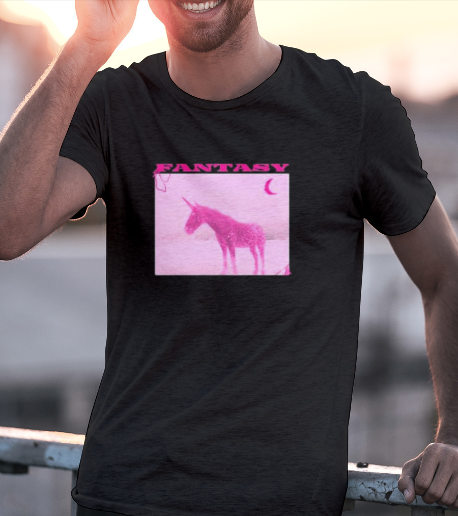Fantasy Pink Unicorn Indigo De Souza T-Shirt