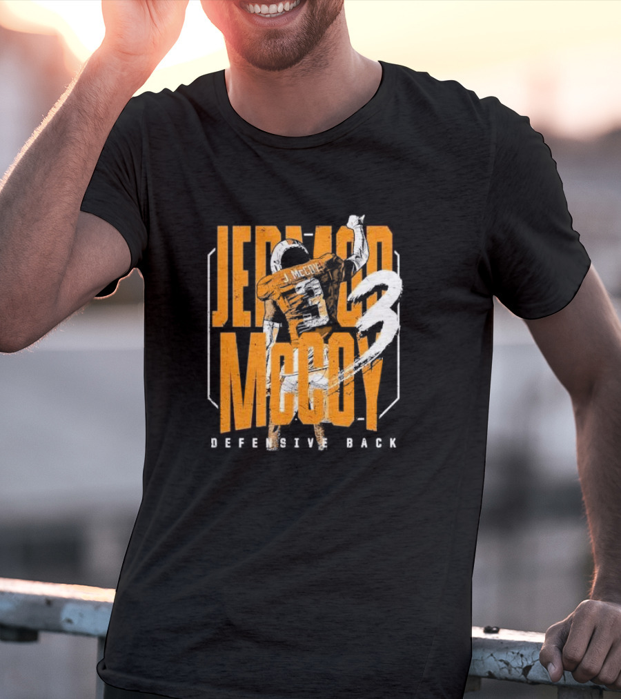 Jermod McCoy Defensive Back Number 3 College Player T-Shirt