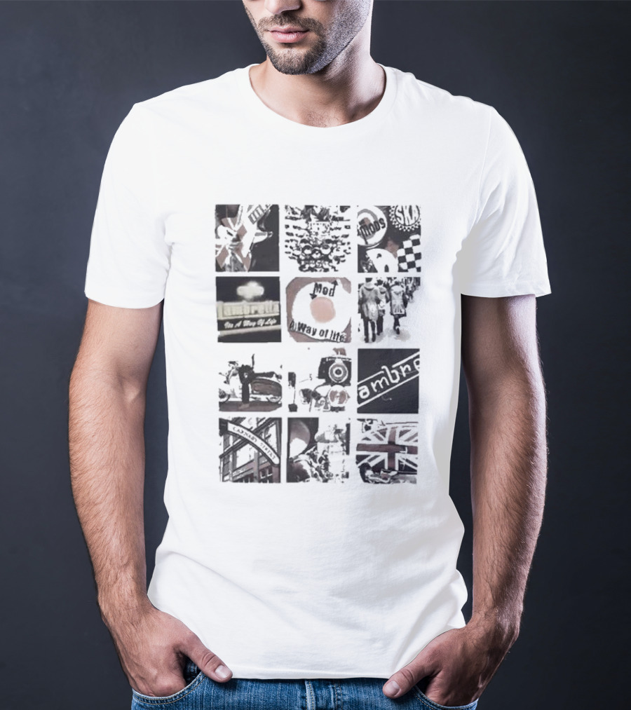 Lambretta Mod A Way Of Life Target Scooter T-Shirt