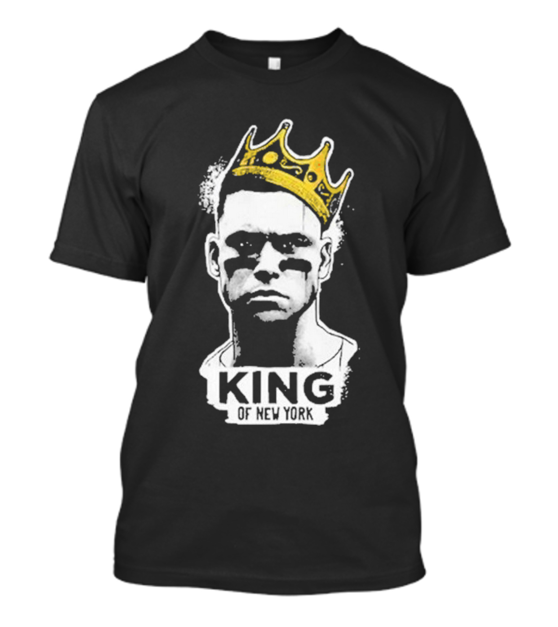 King Of New York Judge Baseball Icon With Crown T-Shirt