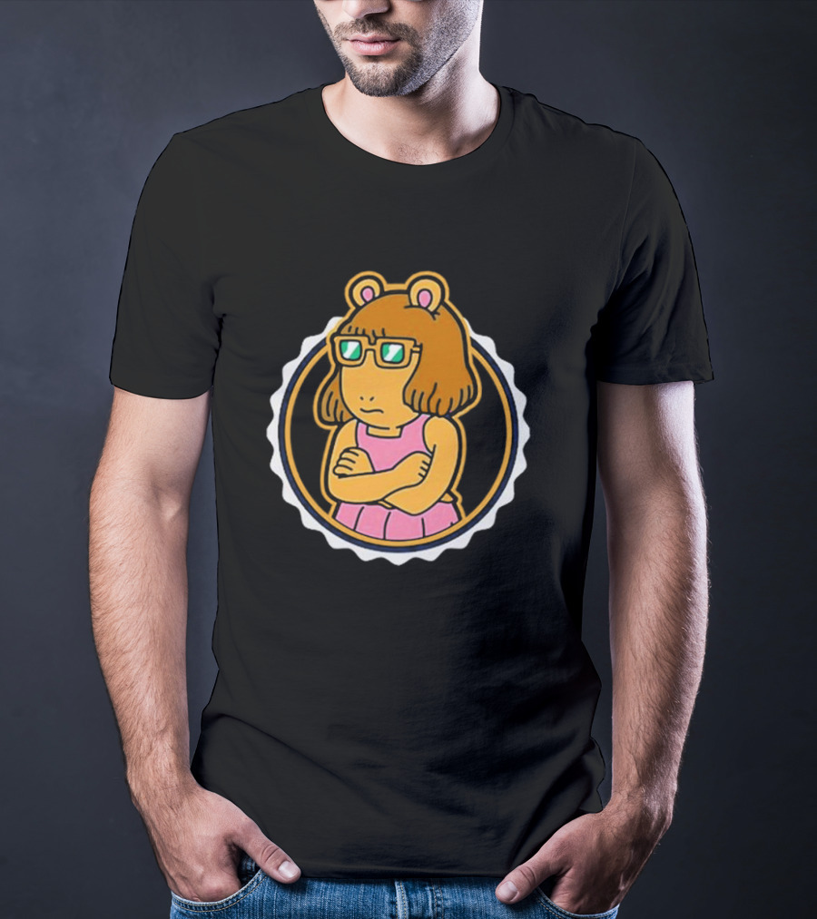 Retrokid X Arthur Minnie Read Crossed Arms Iconic Character T-Shirt