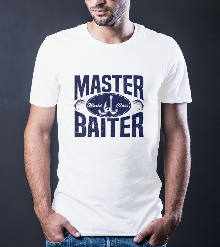 World Class Master Baiter Fishing Bait Hooks T-Shirt