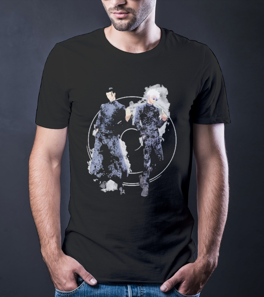 Jujutsu Kaisen Gojo Geto Betta Fish Circle T-Shirt