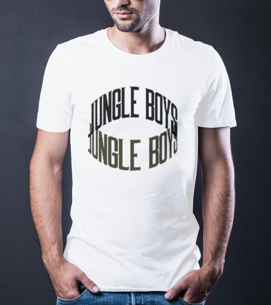 Jungle Boys 2D Optical Text Illusion T-Shirt