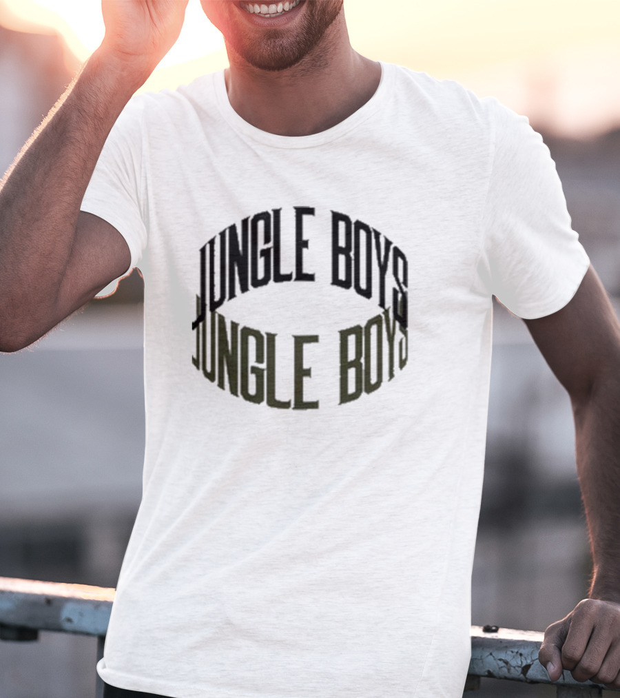 Jungle Boys 2D Optical Text Illusion T-Shirt