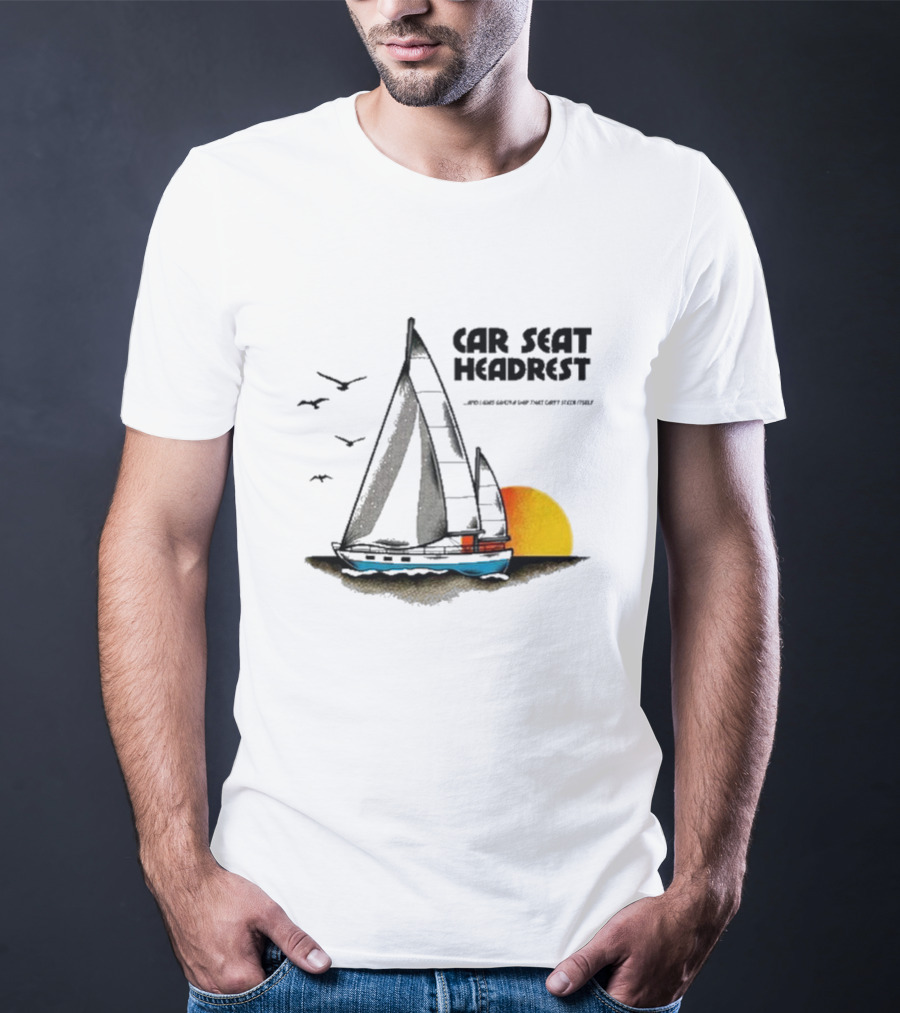 Car Seat Headrest Sunlit Sailing Adventure T-Shirt