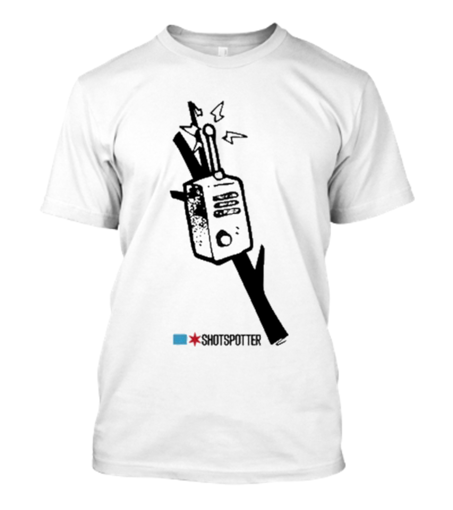 Raymond Lopez Walkie-Talkie Shotspotter Broken Signal T-Shirt