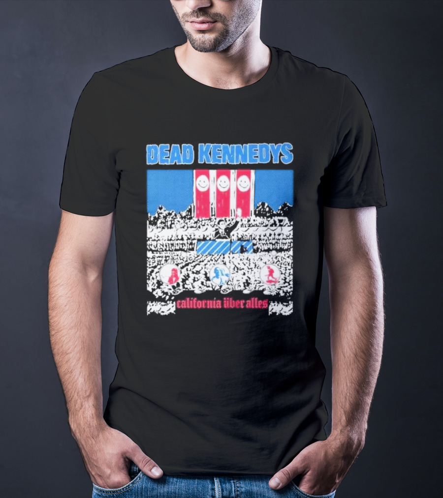 Dead Kennedys California Über Alles Smile Flags Punk T-Shirt