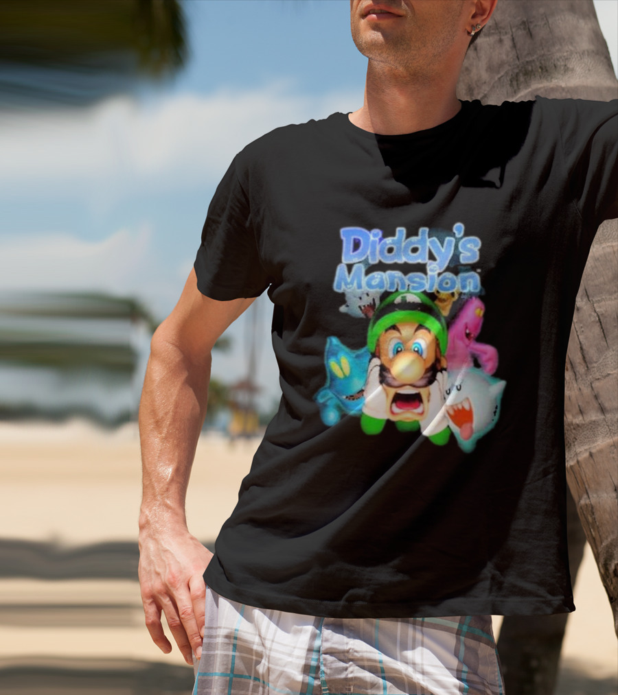 Diddy's Mansion Luigi Ghost Adventure T-Shirt