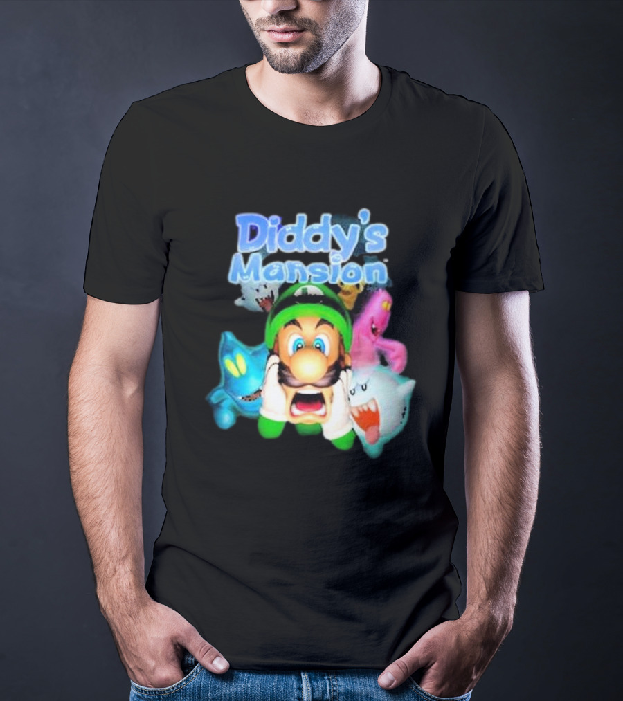 Diddy's Mansion Luigi Ghost Adventure T-Shirt