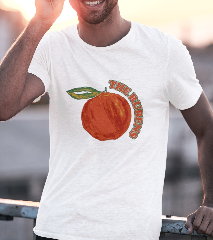 The Rubens Orange Artwork Soda T-Shirt
