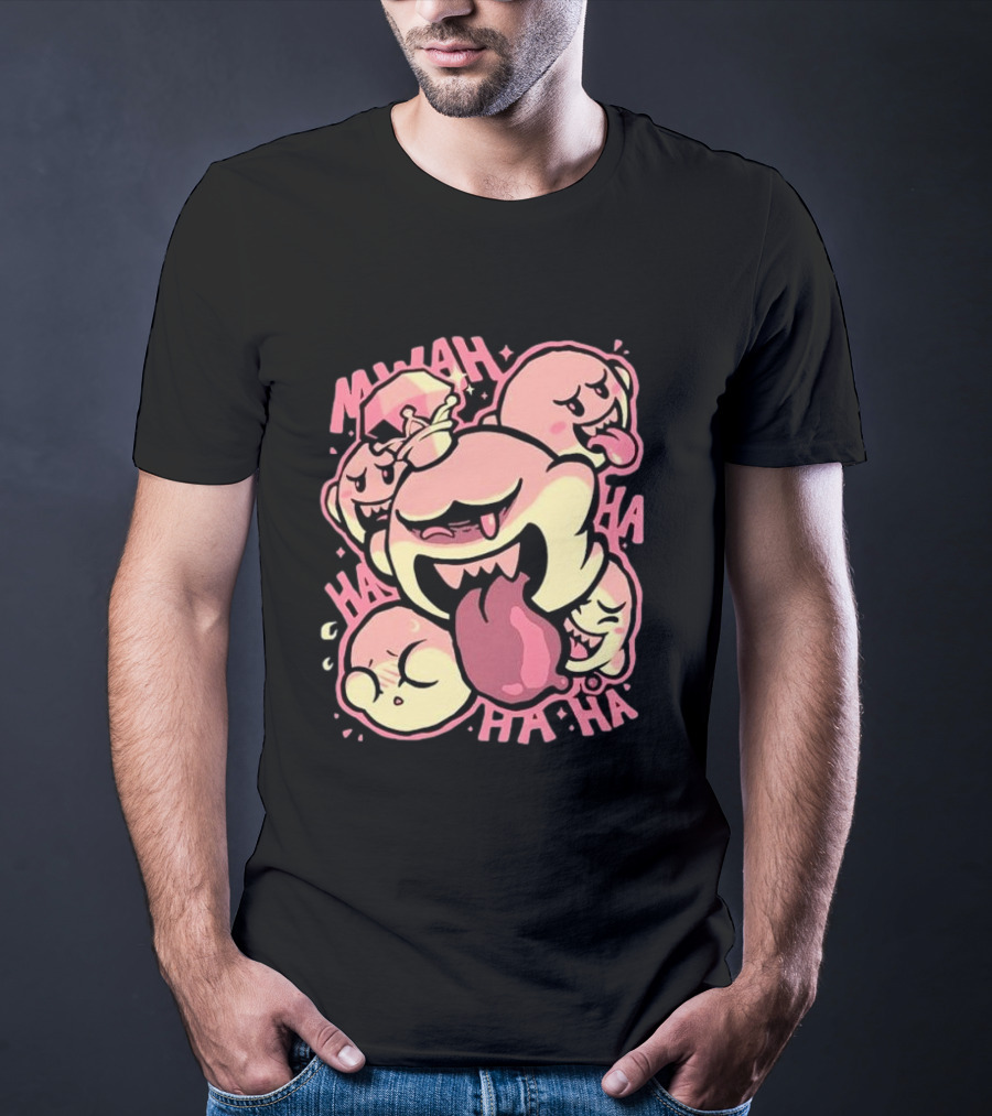 MWAHA HA HA Evil Laugh Pixel Eyeball The Yetee T-Shirt