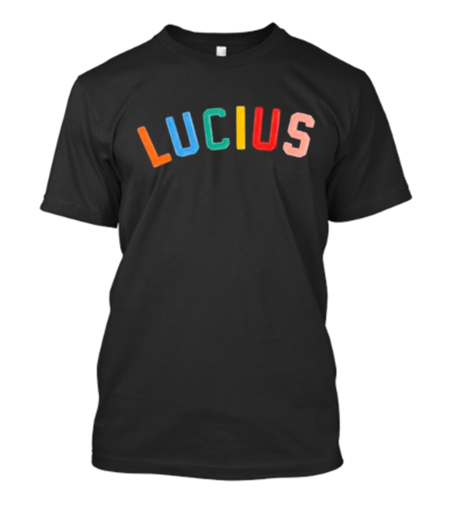 Lucius Colorful Stitched Letters T-Shirt