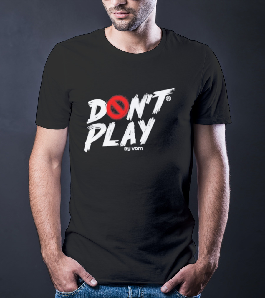 Martins Vincent Otse Don't Play VDM Red Circle T-Shirt