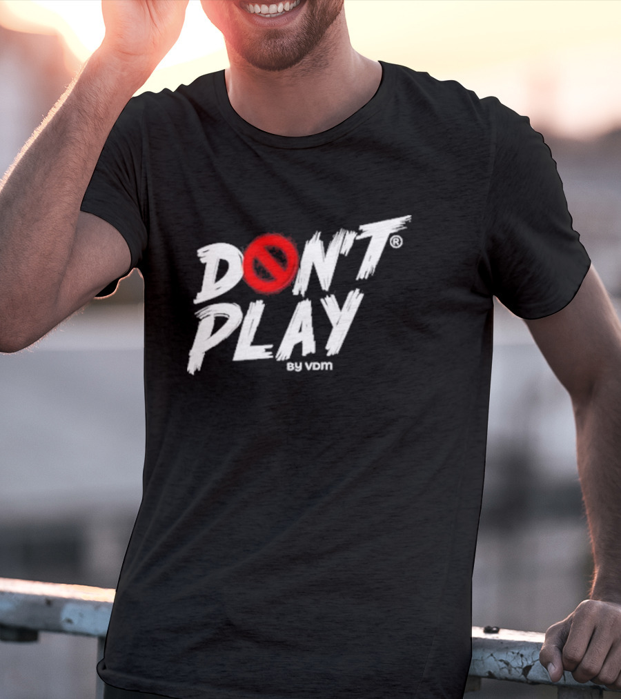Martins Vincent Otse Don't Play VDM Red Circle T-Shirt