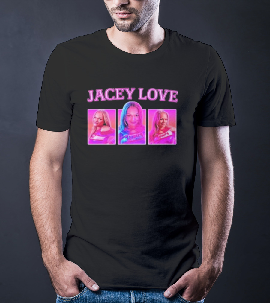 Jacey Love 90s Nostalgia Pop Art Triptych T-Shirt