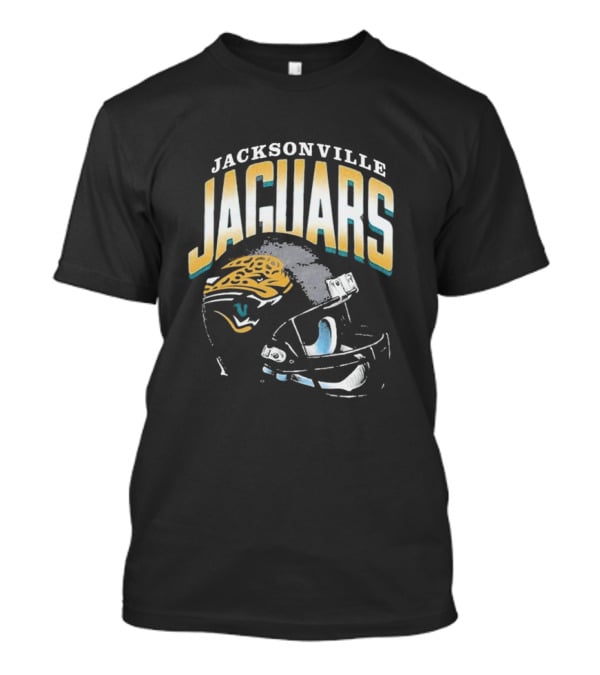 Jacksonville Jaguars Gradient Jaguars Helmet T-Shirt