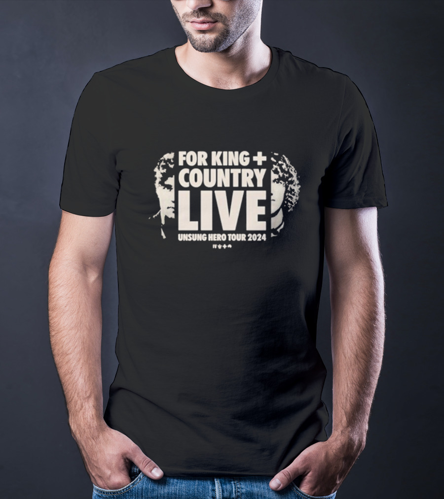 For King + Country Live Unsung Hero Tour T-Shirt