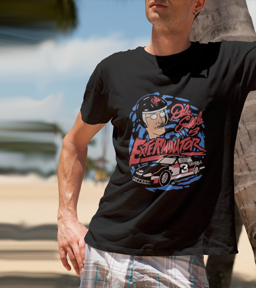 Dale Gribble Exterminator #3 Race Car Gribble T-Shirt