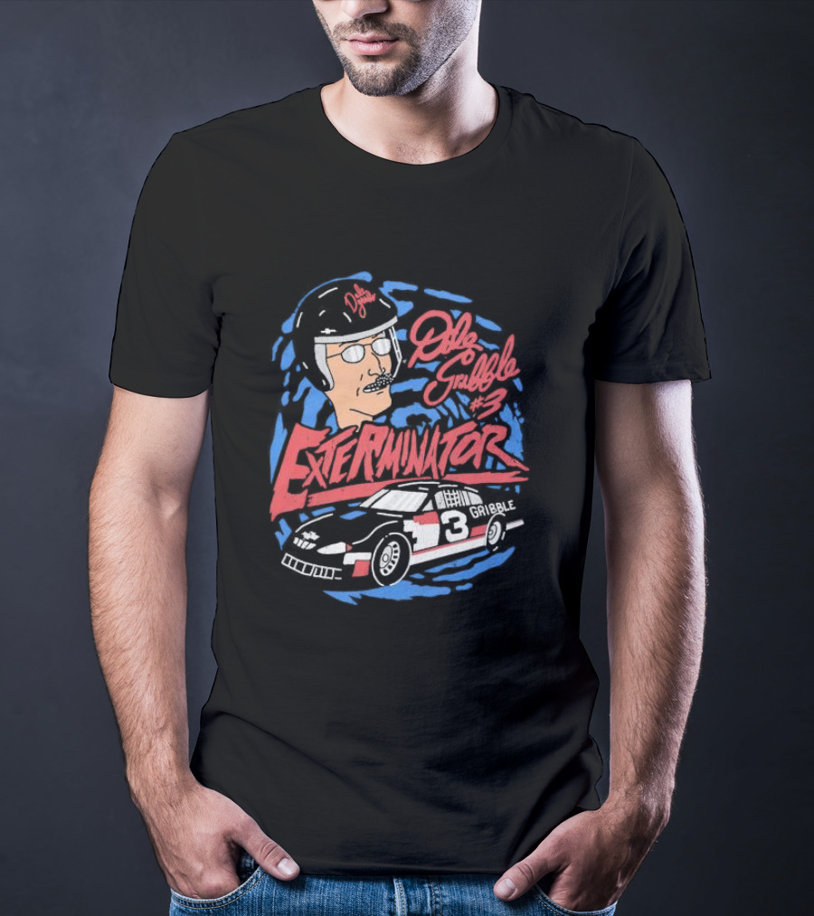Dale Gribble Exterminator #3 Race Car Gribble T-Shirt