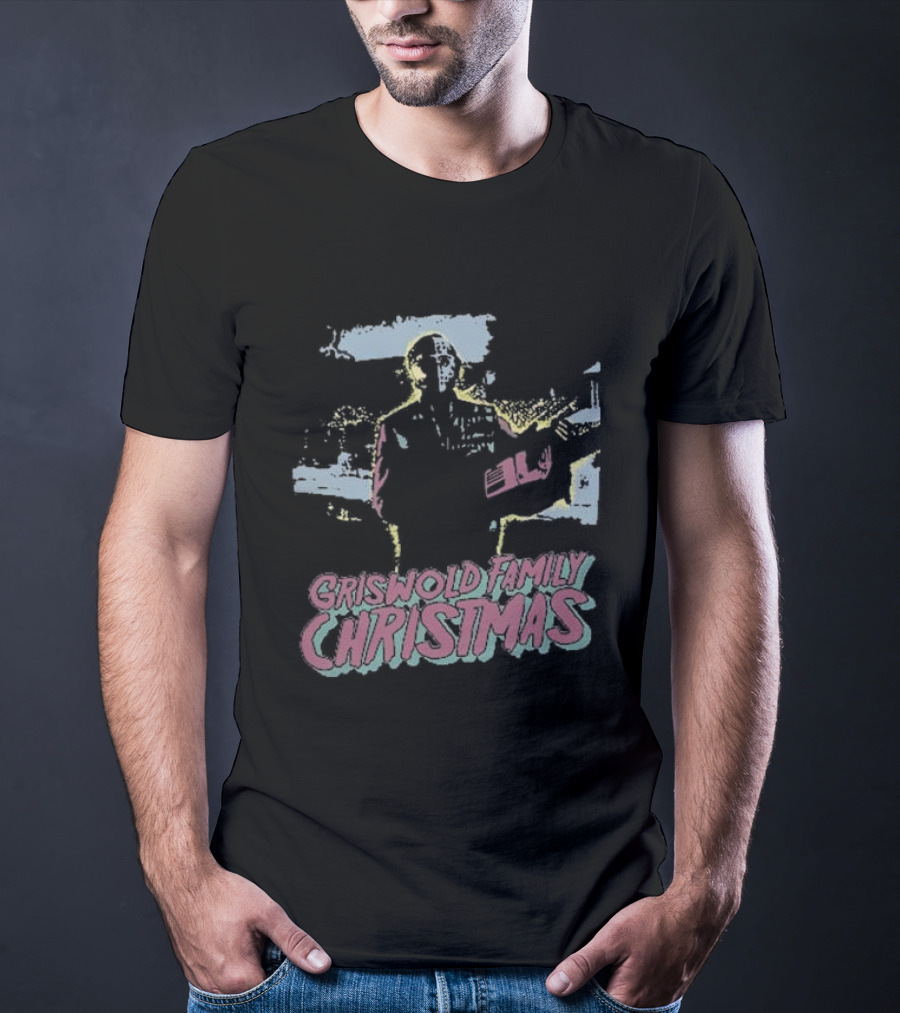 Griswold Family Christmas With Jason Voorhees Holiday Mashup T-Shirt