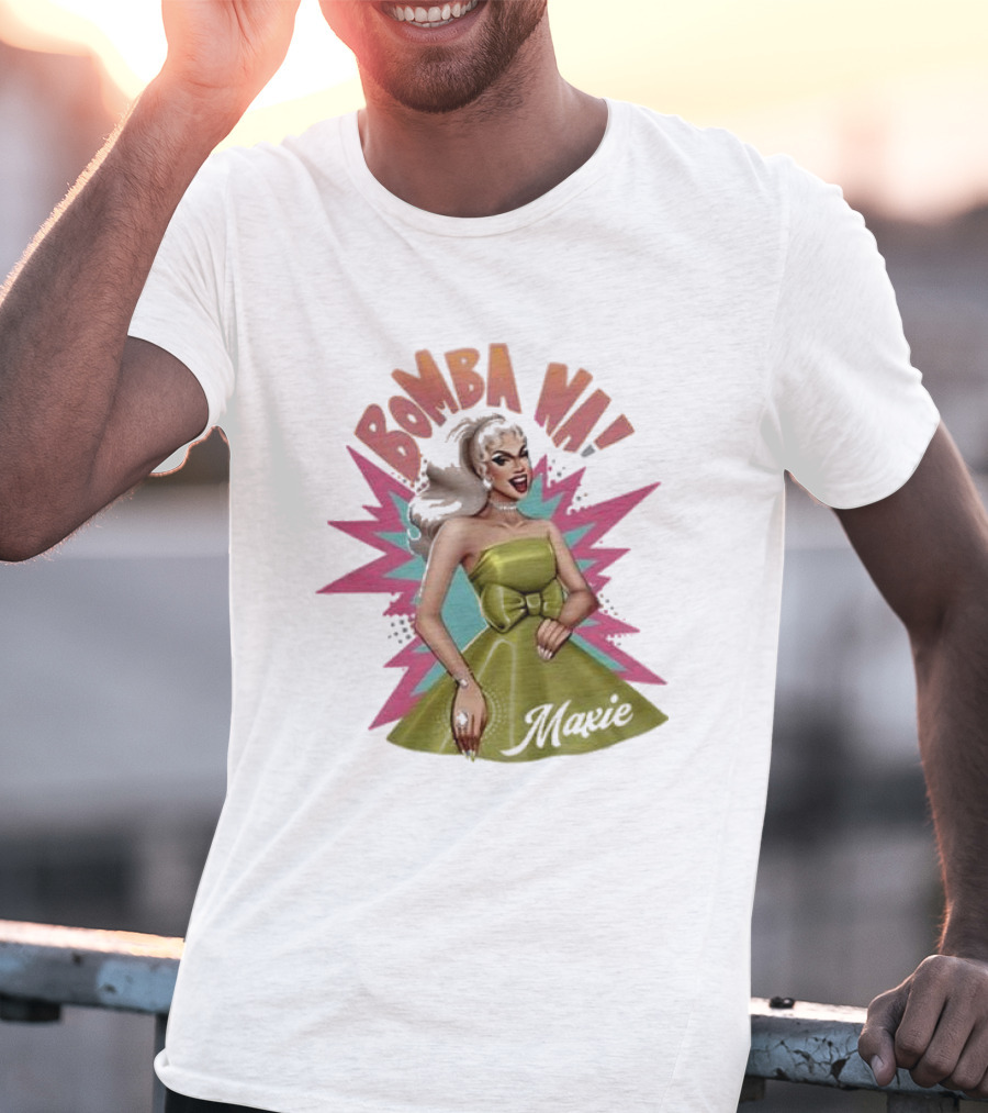 Bomba Na Maxie Vintage Style Pin-Up T-Shirt