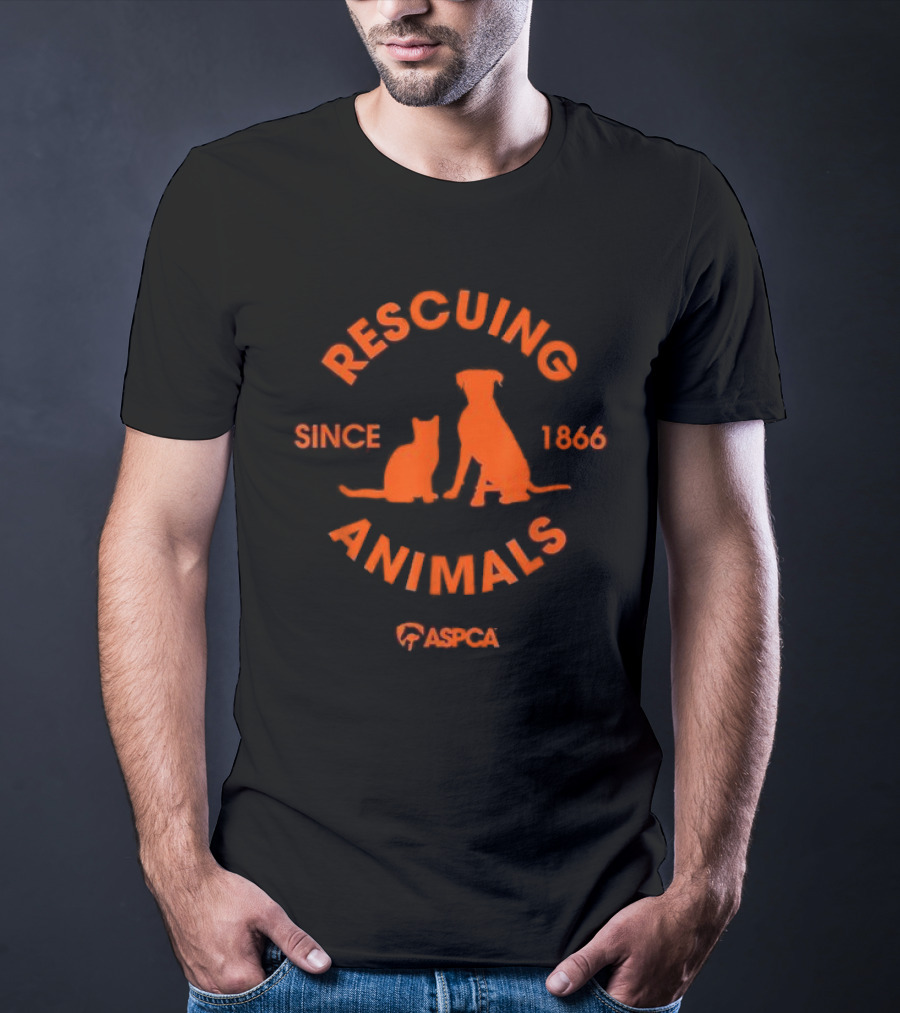 Rescuing Animals Since 1866 ASPCA Cat Dog T-Shirt