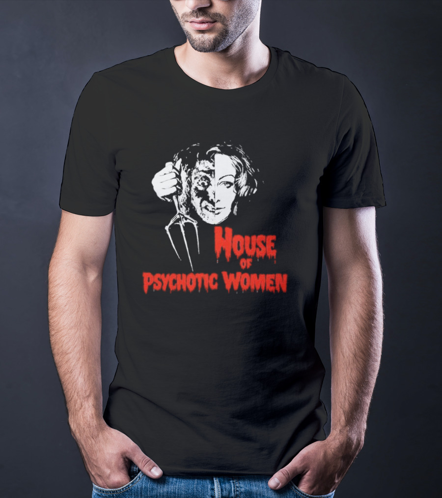 House Of Psychotic Women Vintage Horror T-Shirt