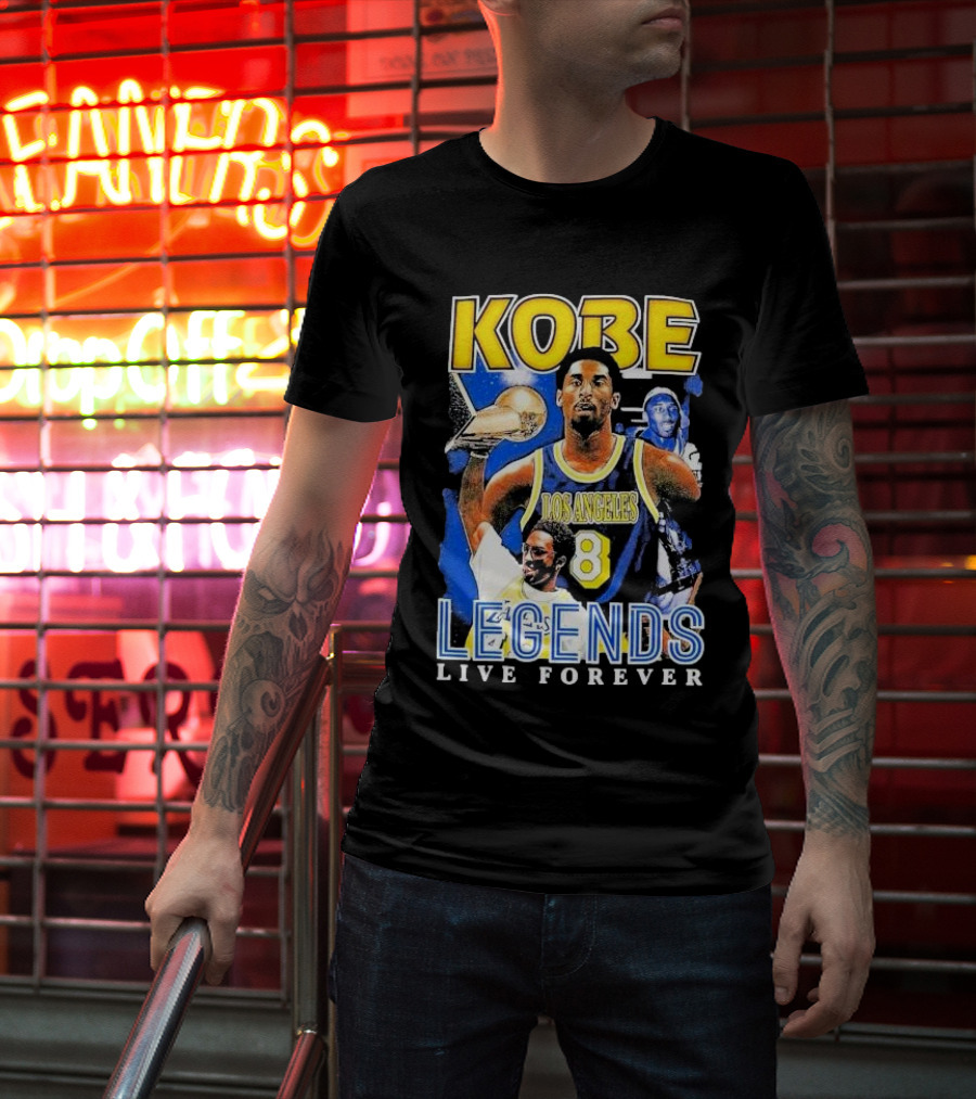 Kobe Los Angeles 8 Legends Live Forever T-Shirt