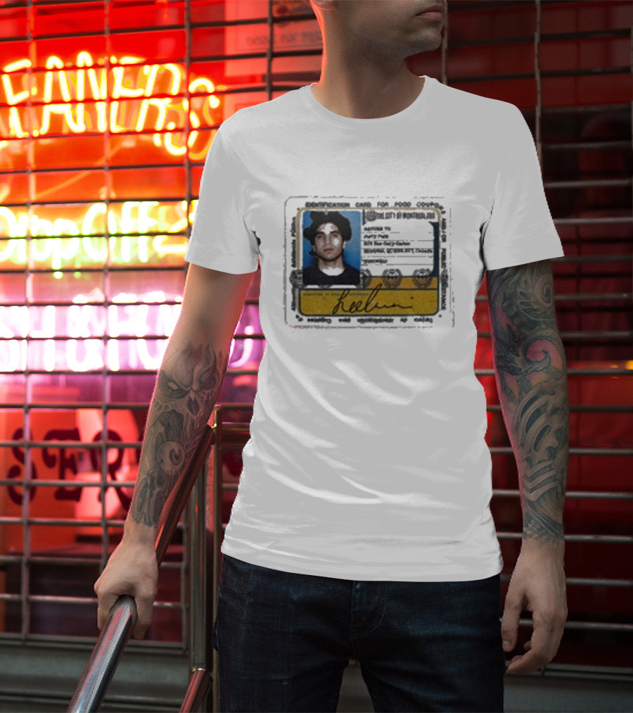 Ariel Helwani Ol Dirty Helwani Identification Card City Of Montreal 200 Identification Card For Food Coupons T-Shirt