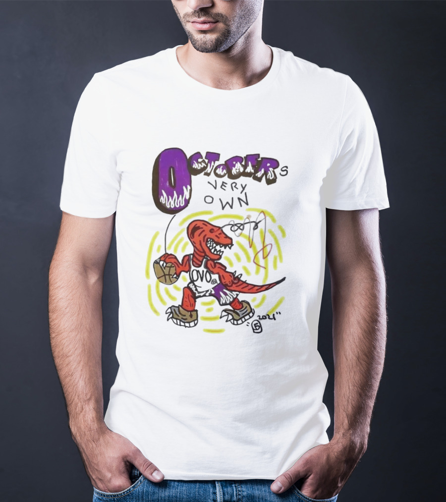 OCTOBER VERY OWN OVO Basketball Dinosaur T-Shirt