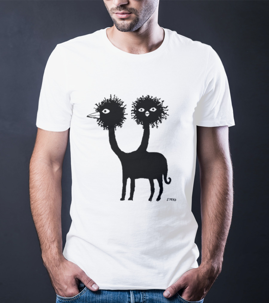 The New Yorker Ed Steed’s Two-Headed Fantasy Creature T-Shirt