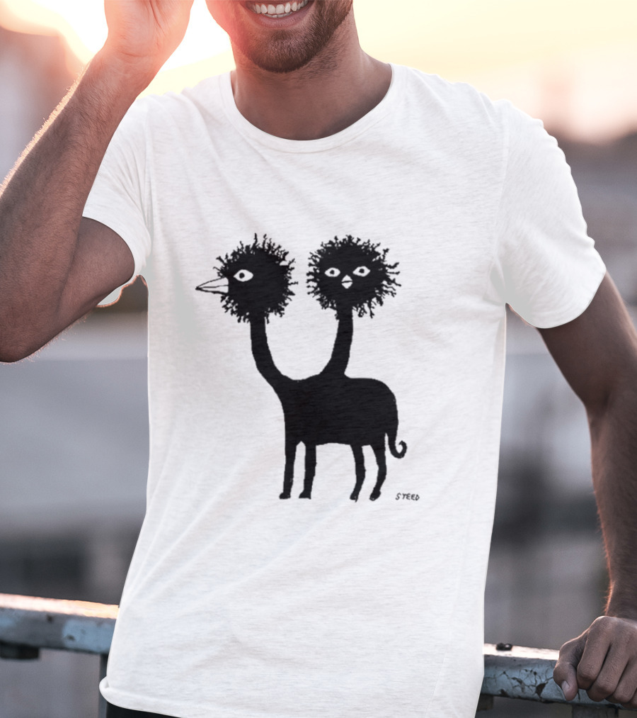 The New Yorker Ed Steed’s Two-Headed Fantasy Creature T-Shirt