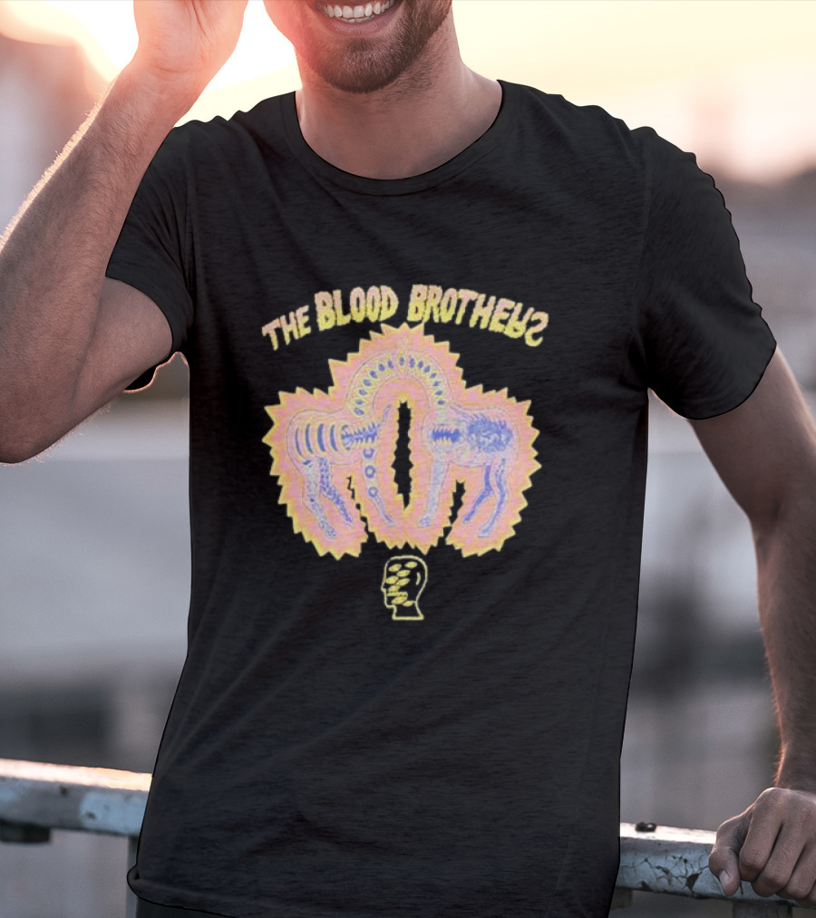 The Blood Brothers Brain Dead Collaboration Psychedelic T-Shirt